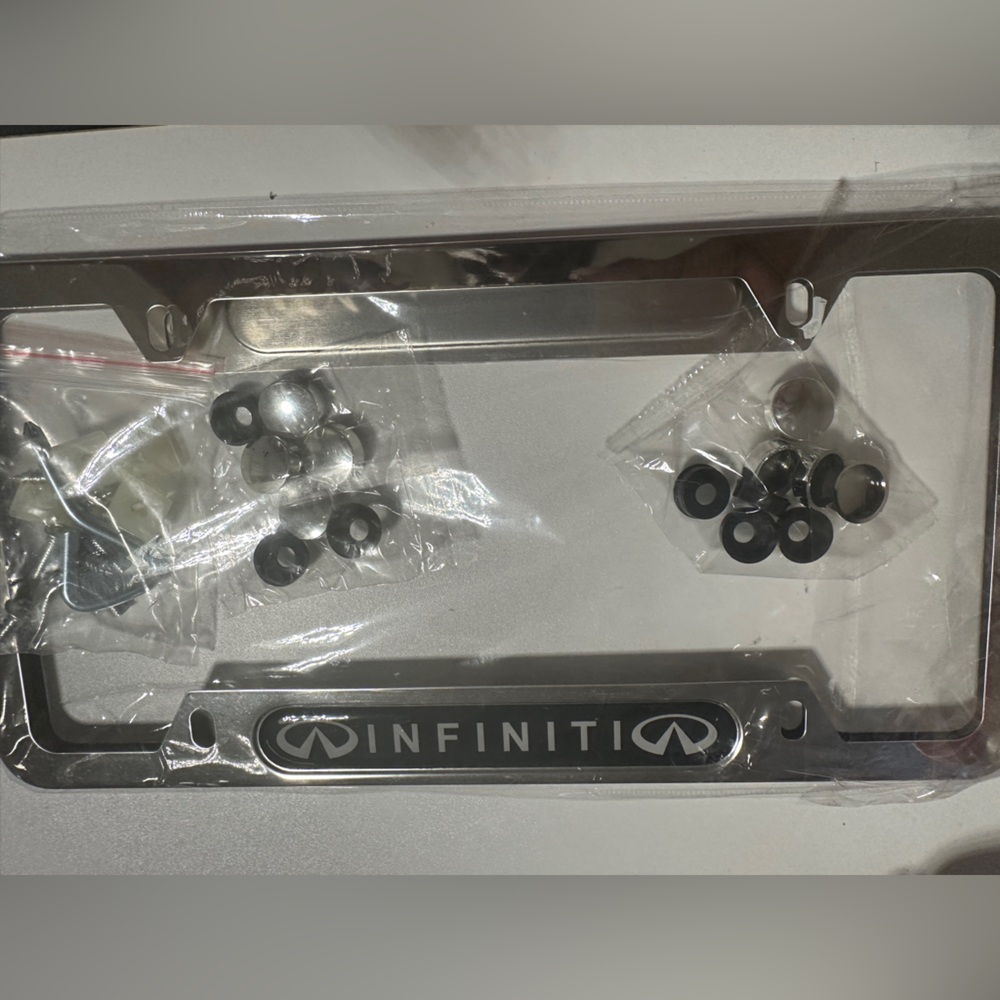 Infiniti Chrome License Plate Frame